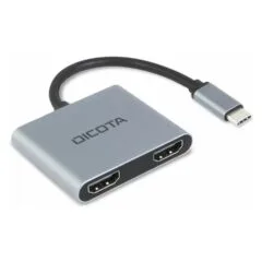 D Dicota USB-C Portable 4-in1 Docking Station 4K HDMI PD 100W