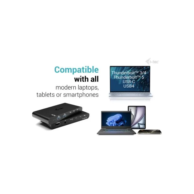 D I-TEC KVM Docking Station HDMI for 2 hosts, PD 2x 100W — image 5