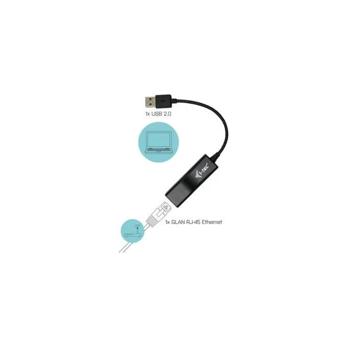 D I-TEC USB 2.0 NETWORK ADAPTER — image 2