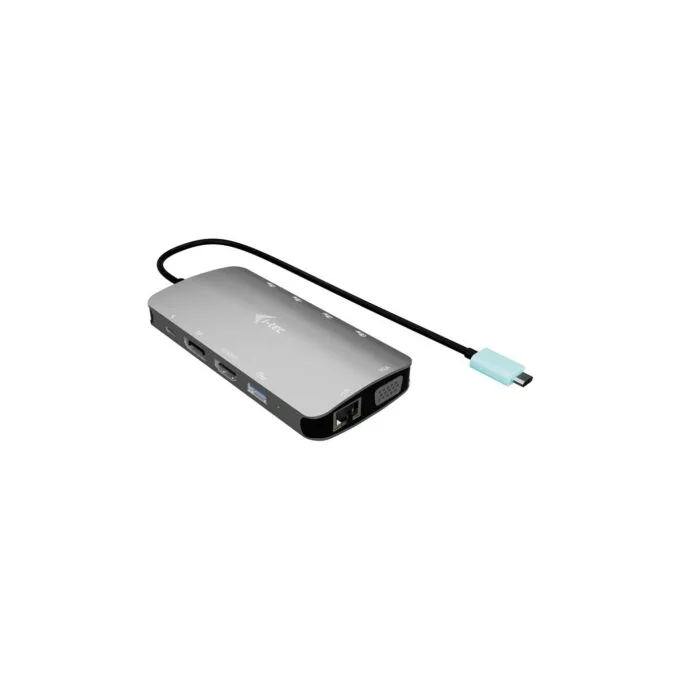 D I-TEC USB-C Metal Nano 3x Display Docking Station 1x DP 1x HDMI 1x VGA 1x GLAN 1x USB-C Gen1 4x USB-A Gen1 Power De... — image 1