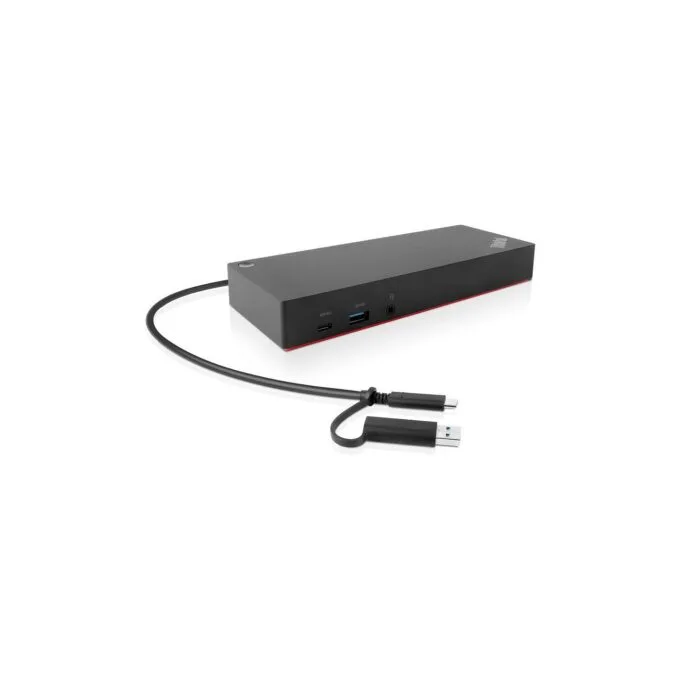 D Lenovo ThinkPad Hybrid USB-C with USB-A Dock - Docking Station - USB-C - 2 x HDMI. 2 x DP US — image 2