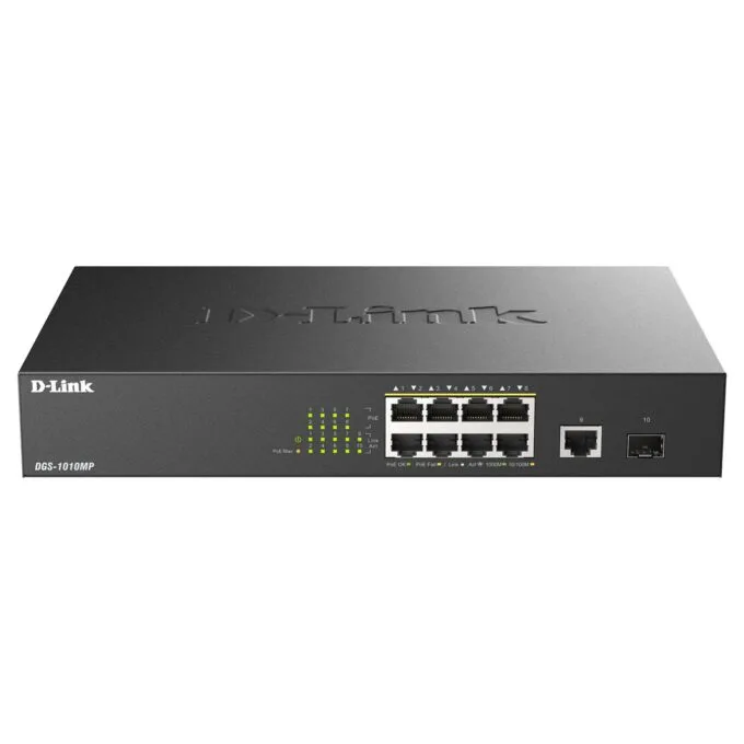 D-Link DGS-1010MP E 10-Port Layer2 PoE+ Gigabit Switch — image 1