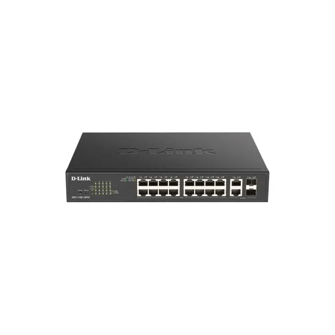 D-Link DGS-1100-18PV2 18-Port PoE+ Gigabit Smart Manag. Switch — image 1
