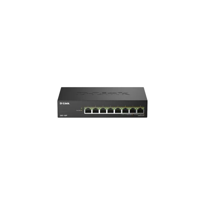 D-Link DMS-108P E 8-Port Multi-Gigabit Unmanaged PoE Switch — image 1