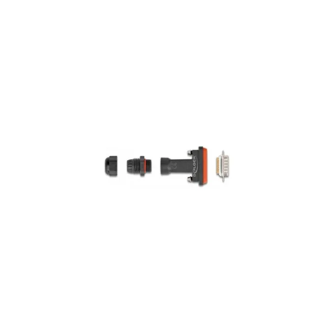 D-Sub 15 Pin Stecker mit Gehäuse IP67 wasserfest — image 3