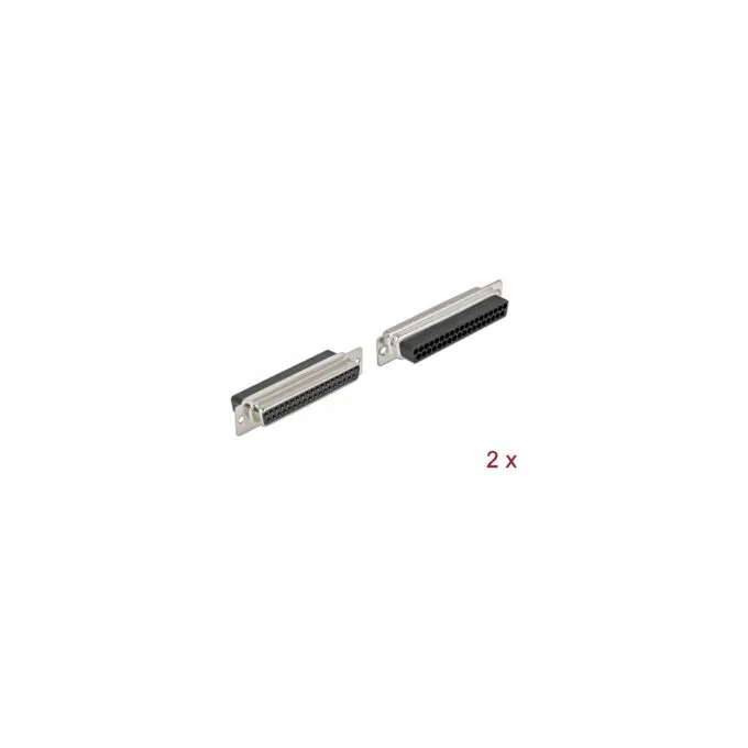 D-Sub 37 Pin Crimp Buchse. Metall. 2 Stück — image 1