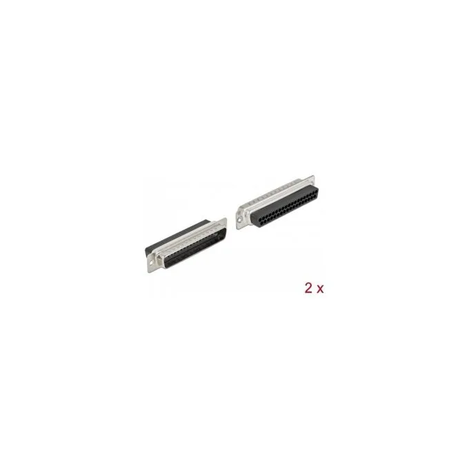 D-Sub 37 Pin Crimp Stecker. Metall. 2 Stück — image 1