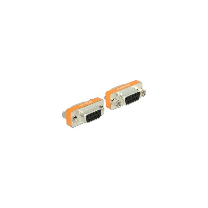 D-Sub 9 Pin Buchse to Buchse Nullmodem Gender Changer — image 1