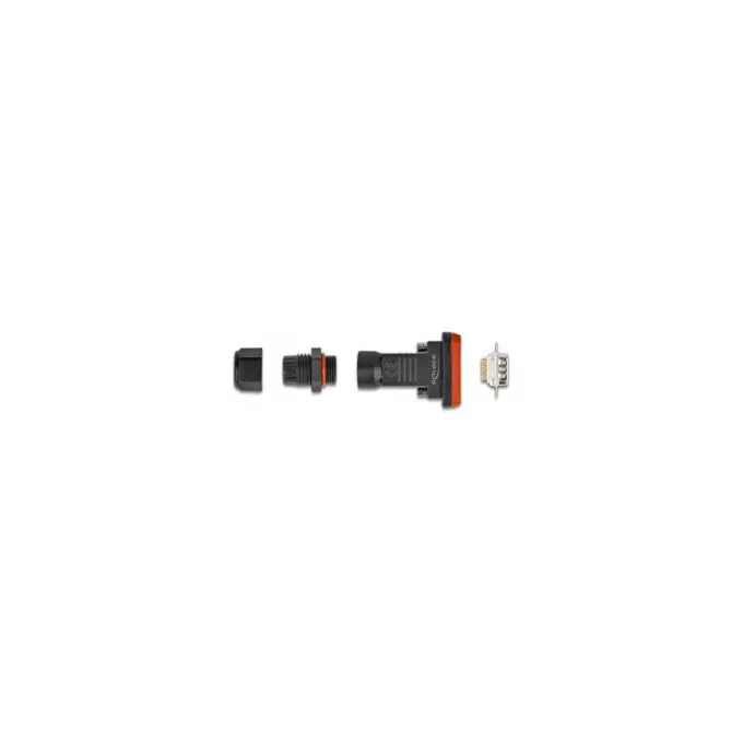 D-Sub 9 Pin Stecker mit Gehäuse IP67 wasserfest — image 3