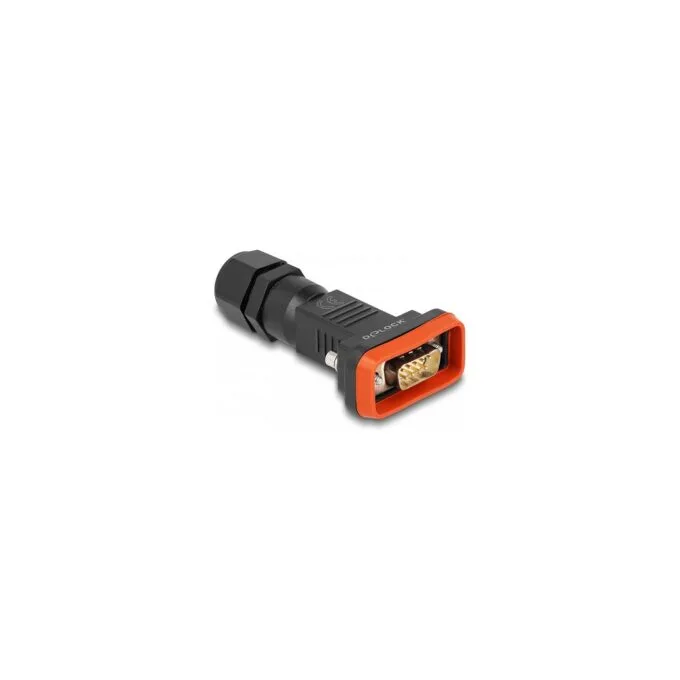 D-Sub 9 Pin Stecker mit Gehäuse IP67 wasserfest — image 1
