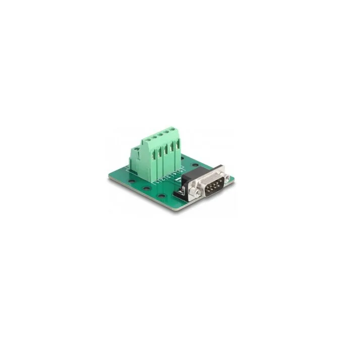 D-Sub 9 Pin Stecker zu Terminalblock für Hutschiene — image 1