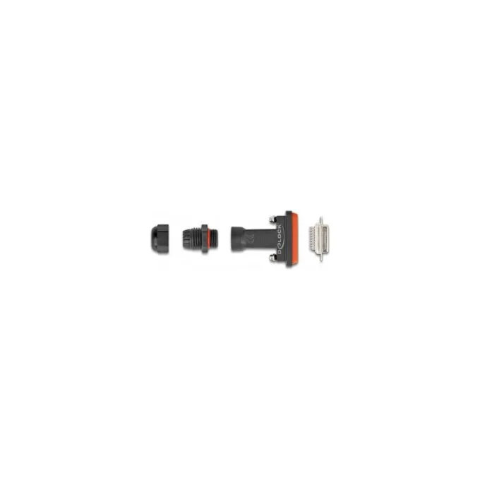 D-Sub HD 26 Pin Buchse mit Gehäuse IP67 wasserfest — image 3