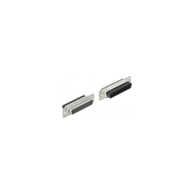 D-Sub HD 44 Pin Crimp Buchse zu 2 x RJ45 Buchse mit Montagesatz beige — image 2