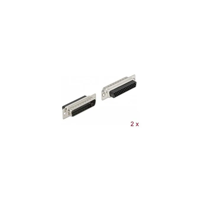 D-Sub HD 44 Pin Crimp Stecker. Metall. 2 Stück — image 1
