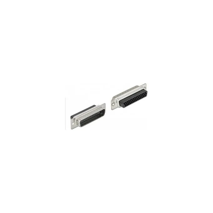 D-Sub HD 44 Pin Crimp Stecker zu 2 x RJ45 Buchse mit Montagesatz beige — image 2