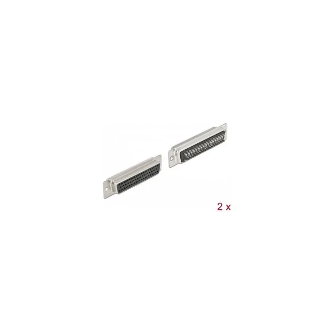 D-Sub HD 50 Pin Buchse Metall. Lötversion. 2 Stück — image 1