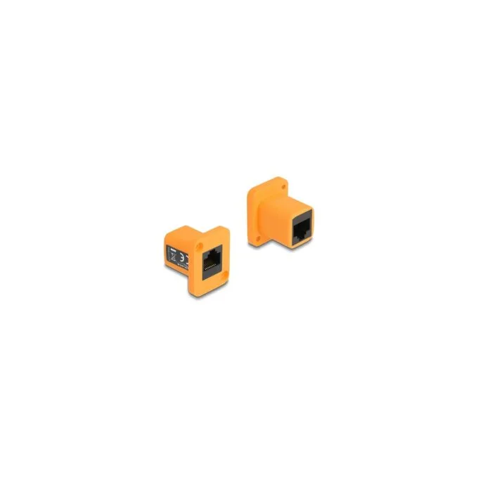 D-Typ Modul RJ45 Buchse zu Buchse orange — image 1
