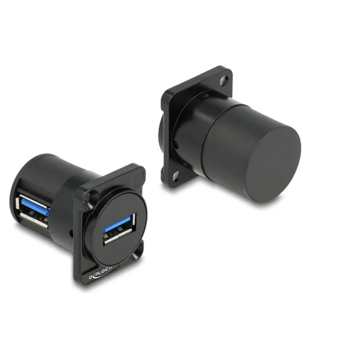D-Typ Modul USB 5 Gbps Typ-A Buchse zu Buchse 90° gewinkelt — image 1