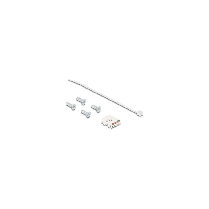 D-Typ RJ45 Einbaubuchse mit LSA Anschluss Cat.6A STP Metall — image 3
