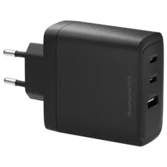 dbramante1928 re-charge - Netzteil - 100 Watt - 3 Ausgabeanschlussstellen (2 x USB-C. USB) - Schwarz