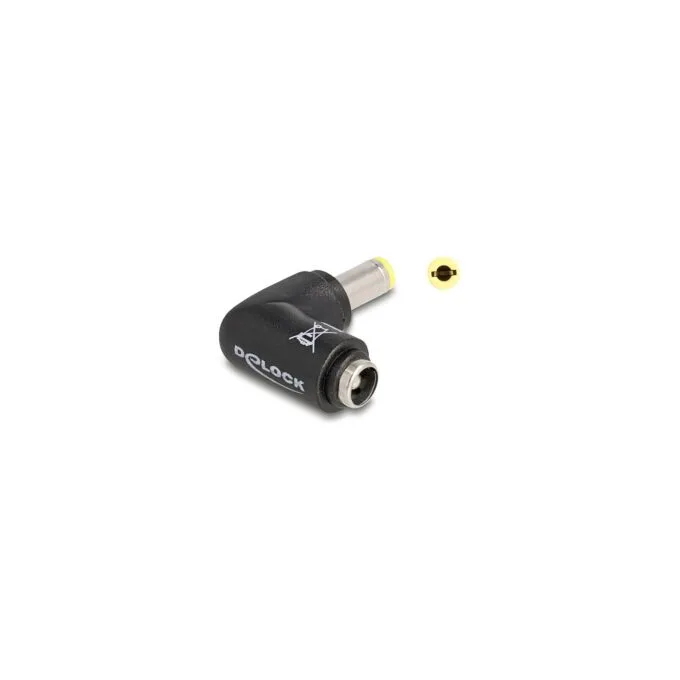 DC Adapter 5.5 x 2.5 mm Stecker zu 5.5 x 2.5 mm Buchse 90° gewinkelt — image 1