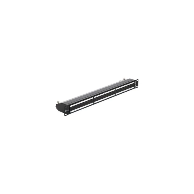 Delock 19? Patchpanel 24 Port Cat.6A schwarz — image 1