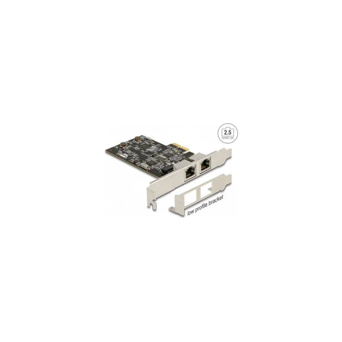 DeLock 2-Port RJ45 2.5 Gigabit LAN i225 2x PCI Express-Karte — image 4