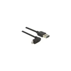 Delock 83857 USB Kabel 3 m USB A Micro-USB B Schwarz