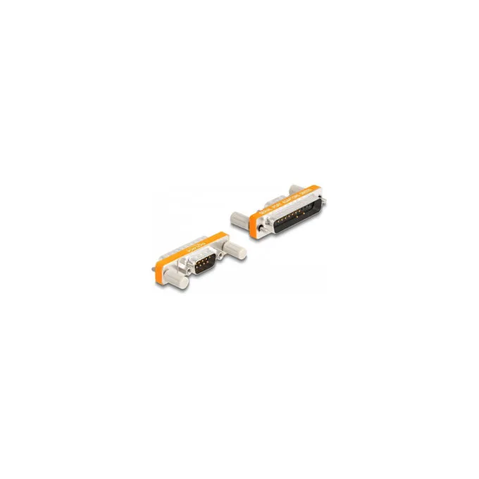 Delock Adapter D-Sub 9 Pin Stecker mit Muttern zu D-Sub 25 Pin Stecker mit Schrauben — image 1