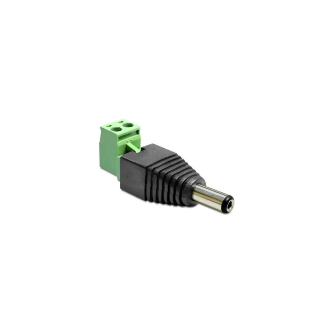 Delock Adapter DC 5.5 x 2.5 mm Stecker to Terminalblock 2 Pin 2-teilig — image 2