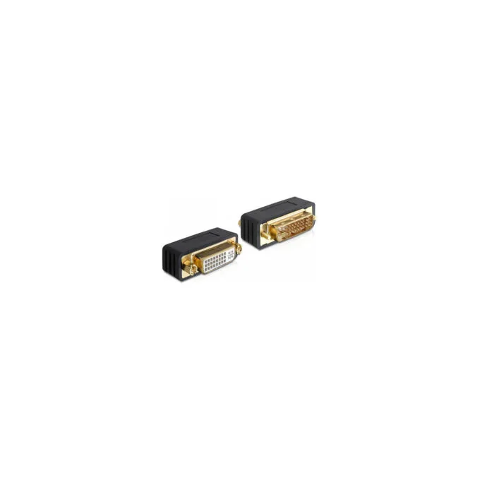 Delock Adapter DVI 24+5 Stecker zu Buchse — image 1