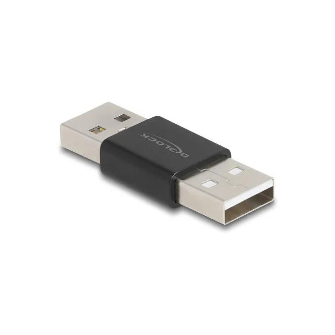 Delock Adapter Gender Changer USB 2.0 Typ-A Stecker zu Stecker Metall — image 2