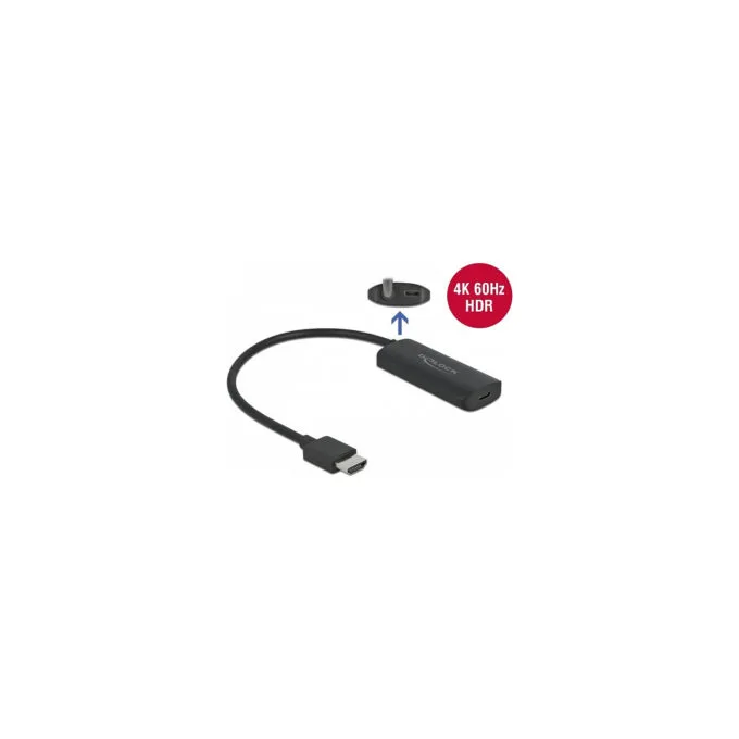 Delock Adapter HDMI-A Stecker zu USB Type-CTM Buchse (DP Alt Mode) 4K 60 Hz — image 1