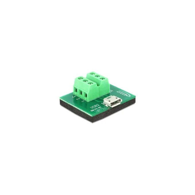 Delock Adapter Micro USB Buchse to Terminalblock 6 Pin — image 1