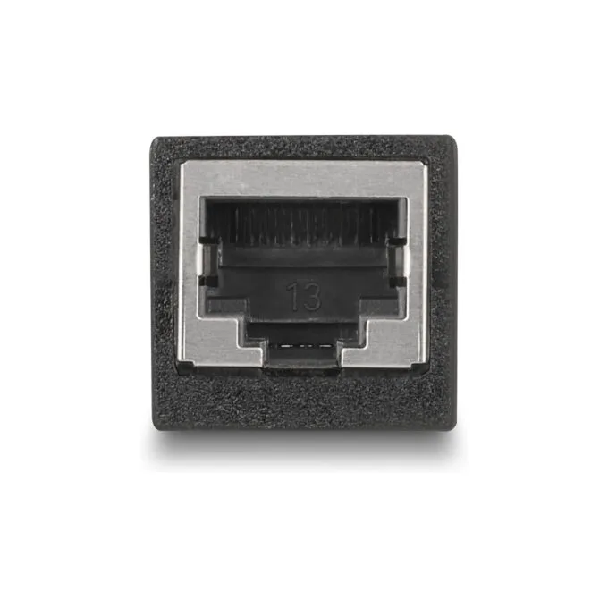 Delock Adapter RJ45 Buchse zu RJ45 Buchse Cat.6 schwarz — image 2