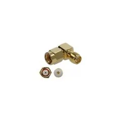 Delock Adapter RP-SMA Stecker zu RP-SMA Buchse 90° 10 GHz