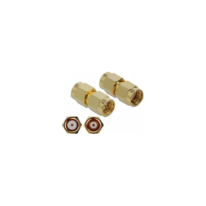 Delock Adapter RP-SMA Stecker zu SMA Stecker 10 GHz — image 1