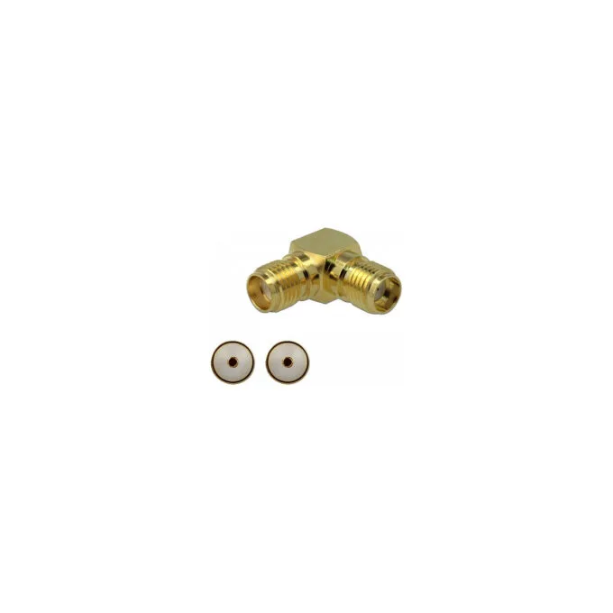 Delock Adapter SMA Buchse zu SMA Buchse 90° 3 GHz — image 1