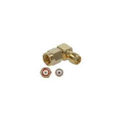 Delock Adapter SMA Stecker zu SMA Buchse 90° 10 GHz
