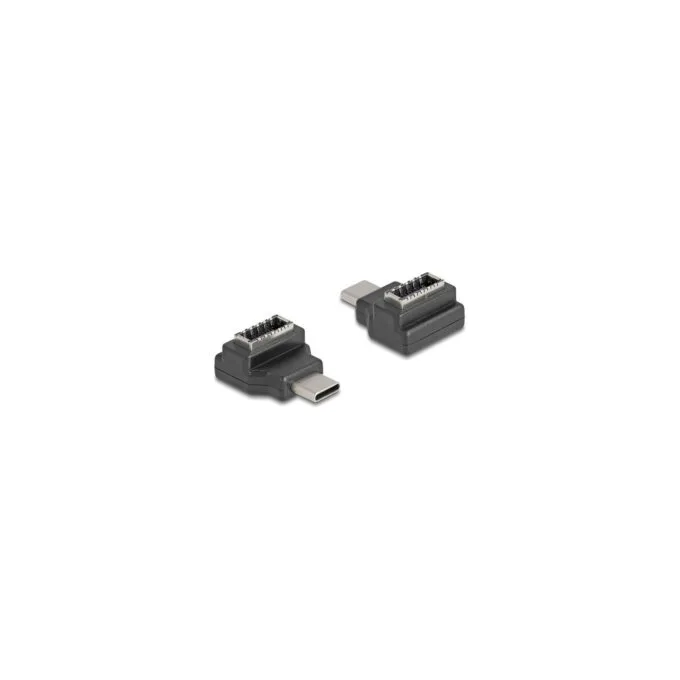 Delock Adapter USB 10 Gbps USB Type-CTM Stecker zu Typ-E Key A Buchse schwarz — image 1