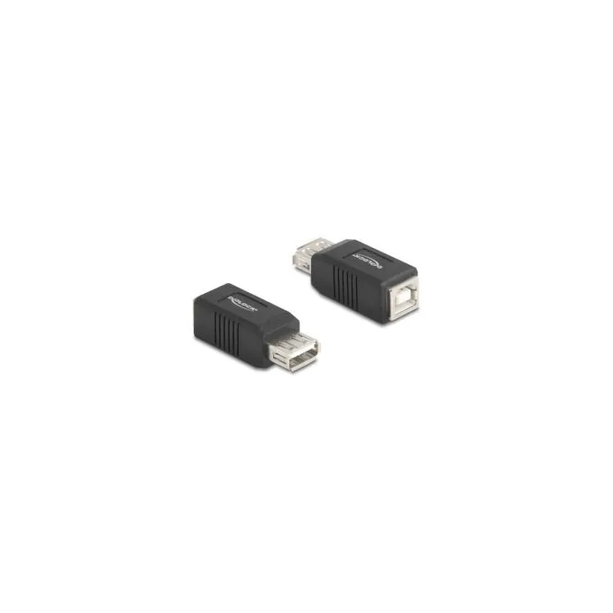 DELOCK Adapter USB 2.0 A Buchse zu B Buchse — image 1