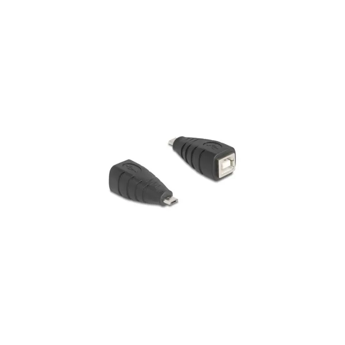 DELOCK Adapter USB 2.0 Micro-B Stecker zu B Buchse — image 1