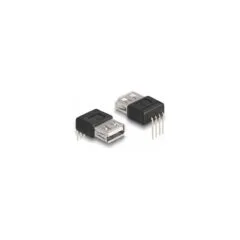 DELOCK Adapter USB 2.0 Typ-A Buchse to 4 Pin 90° gewinkelt