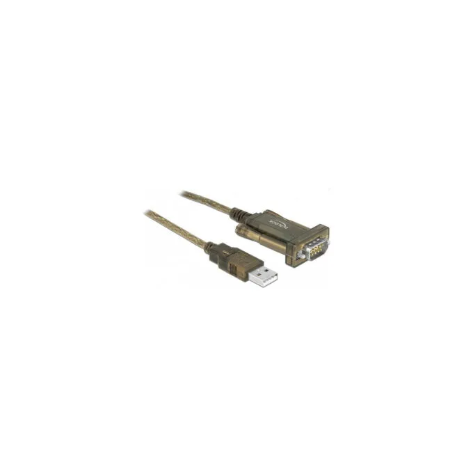 Delock Adapter USB 2.0 Typ-A to 1 x Seriell DB9 RS-232 — image 1