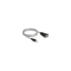 DELOCK Adapter USB 2.0 Typ-A to RS-232 D Sub 9 + D-Sub 25