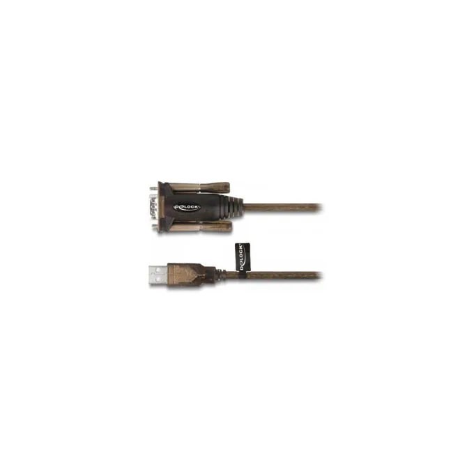 Delock Adapter USB 2.0 Typ-A zu 1 x Seriell RS-232 D-Sub 9 Pin Stecker mit Schrauben 1.5 m — image 3