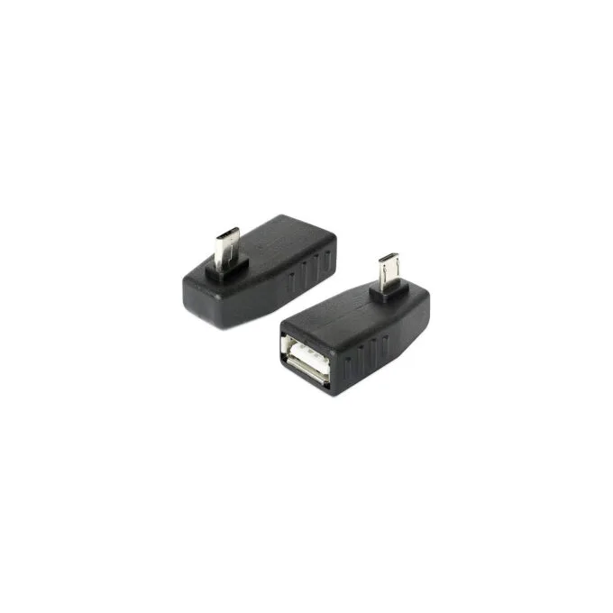 Delock Adapter USB micro-B Stecker to USB 2.0-A Buchse OTG 270° gewinkelt — image 1