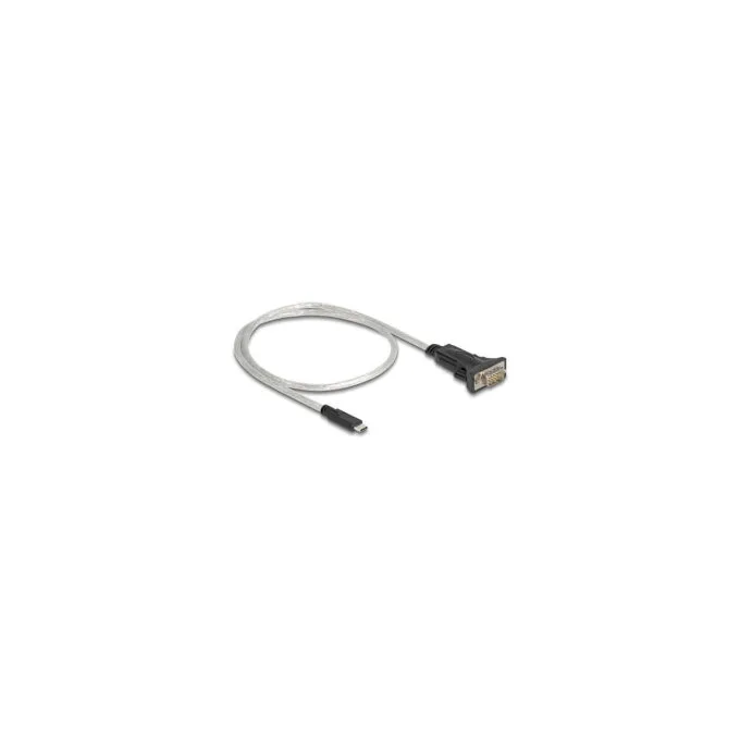 Delock Adapter USB Type-CTM zu 1 x Seriell RS-422 485 Stecker mit 6 Pin Terminalblock 5 V 0.5 m — image 1