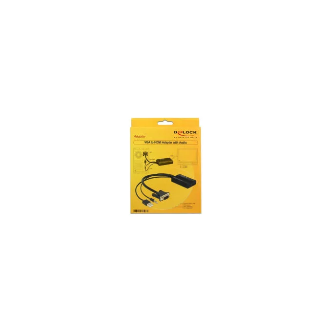 Delock Adapter VGA. DB-15. USB to HDMI — image 3