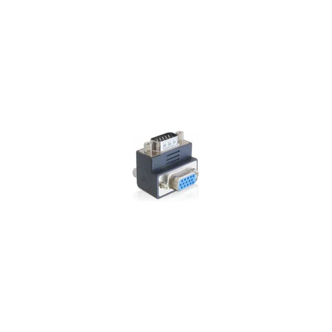 Delock Adapter VGA Stecker zu Buchse 270° gewinkelt — image 1